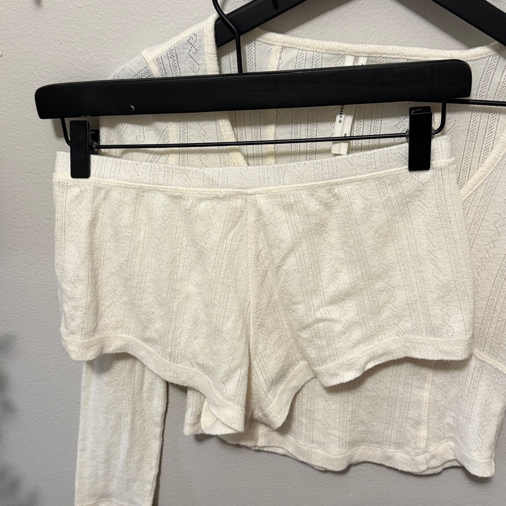 By Anthropologie Pointelle Sleep Set - Picture 4 of 7